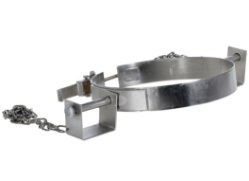 304 Stainless Steel Tilting Drum Ring 30 Gallon Drum 1,200 Lb. Capacity