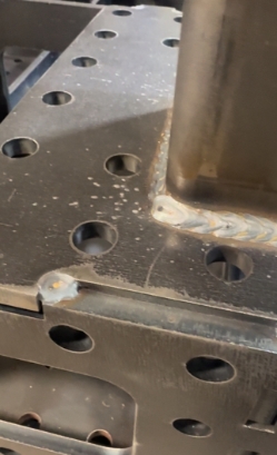 4" x 10" Commercial Welding Table | Professional Fabrication | Creative Coating Solutions