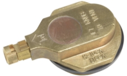 Brass horizontal drum vent for 30 and 55 gallon drums non-sparking