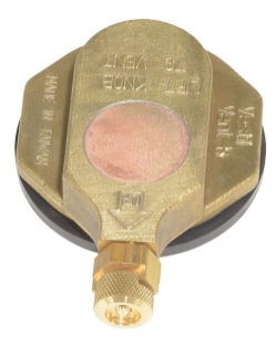 Brass horizontal drum vent for 30 and 55 gallon drums non-sparking