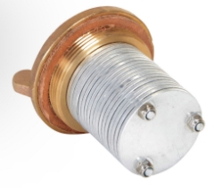 Brass vertical drum vent for 30 and 55 gallon drums non-sparking upward mount