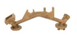 Bronze alloy non-sparking angled drum bung nut wrench for flammable environments