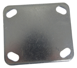 Elastic rubber rigid caster 6 inch diameter 2 inch width 770 lb capacity blue comfort plus
