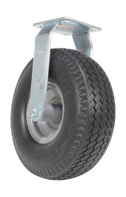 Flat-free rigid caster 10 inch diameter 3 inch width 300 lb capacity