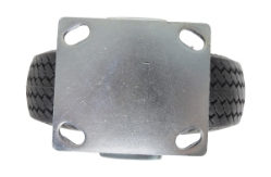 Flat-free rigid caster 10 inch diameter 3 inch width 300 lb capacity
