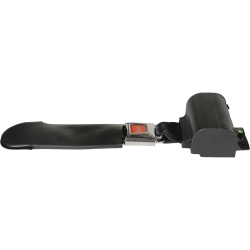 Fork truck safety belt black retractable with quick release button for forklift
