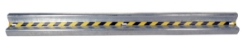 Galvanized Steel Straight Guard Rail 120 In. Length 