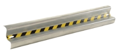 Galvanized Steel Straight Guard Rail 60 In. Length