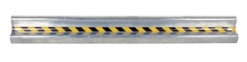 Galvanized Steel Straight Guard Rail 96 In. Length