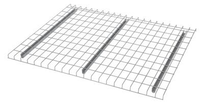Galvanized Steel Welded Wire Pallet 42 In. x 52 In. 2,500 Lb. Capacity 