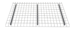 Galvanized Steel Welded Wire Pallet 42 In. x 52 In. 2,500 Lb. Capacity 