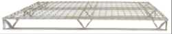 Galvanized Steel Welded Wire Pallet 48 In. x 48 In. 4,000 Lb. Capacity Gray
