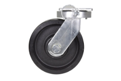 RollX glass filled nylon swivel caster 4-position lock 8 inch x 3 inch 3500 lb capacity