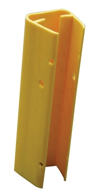 High Density Polyethylene Thermoplastic Rack Shield 2 In. x 3 In. x 12 In. 