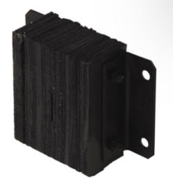 Laminated Rubber Dock Bumper 10 In. x 12 In. x 4-1/2 In.