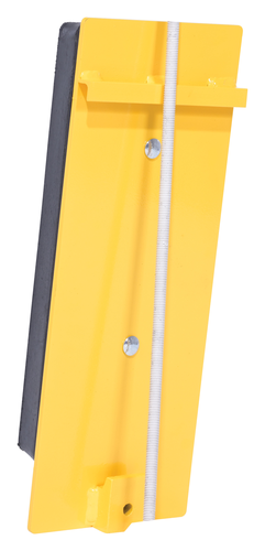 Molded rubber steel class II fork truck carriage bumper 2 inch depth slide on