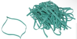 Natural Rubber Latex Jumbo Pallet Bands 92 In. Diameter 50 Count Green