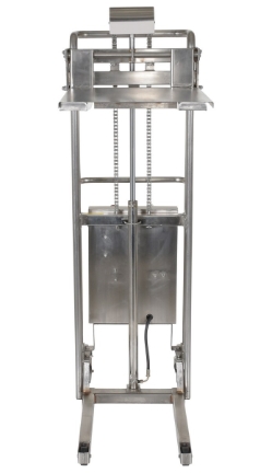 Partially Stainless Steel Portable DC Powered Hefti-Lift 44 In. x 68 In. 880 Lb. Capacity