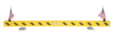 Plastic/PVC Overhead Door Guard 120 In. With Blinking Lights 