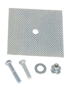 Plastic Speed Bump Glue Down Hardware 106 In. x 10 In. x 2 In. 