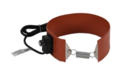 Poly drum heater for 5 gallon pails silicone rubber band adjustable thermostat chemical resistant