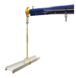 Polyester lifting web sling 3 inch x 8 foot double ply yellow ANSI rated