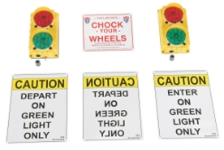 Polypropylene Dock Traffic System LED Lighted 3-3/4 In. x 6-1/2 In. x 11-1/2 In. 
