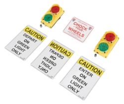 Polypropylene Traffic System Stop Go Set 12V LED 3-3/4 In. x 6-1/2 In. x 11-1/2 In.