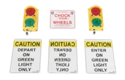 Polypropylene Traffic System Stop Go Set 12V LED 3-3/4 In. x 6-1/2 In. x 11-1/2 In.
