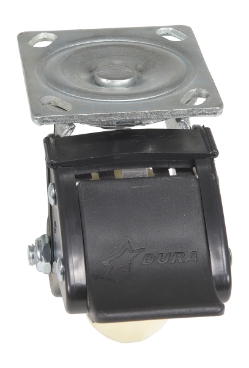Polyurethane total brake swivel caster 4 inch 2 inch 900 lb capacity non-marking