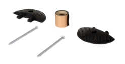 Rubber Heavy Duty Speed Bump Asphalt End Caps 