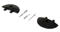 Rubber Heavy Duty Speed Bump Concrete End Caps 