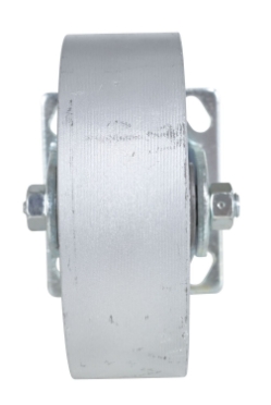 Semi steel rigid caster 6 inch x 2 inch 1200 lb capacity with zerk fitting