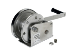 Stainless Steel Hand Winch 1800 Lb. Capacit