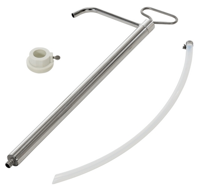 Stainless steel piston pail pump 1 inch bung 5 gallon pail chemical transfer pump