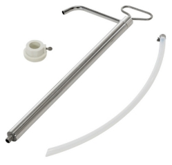 Stainless steel piston pail pump 1 inch bung 5 gallon pail chemical transfer pump