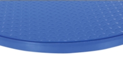 Steel 72 In. Carousel, 4K Capacity, Round Tread Top Plate 