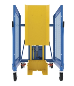 Steel AC Powered Trash Can Dumper 60 In. Maximum Dump Height