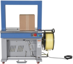 Steel automatic high speed strapping machine 23 x 48 x 58 inch for packaging operations