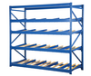 Steel Carton Flow Rack 4 Ft. Length 5 Level 1,000 Lb. Capacity 