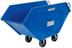 Steel Chip and Waste Trucks 17.5 Cubic Feet 1500 Lb. Capacity