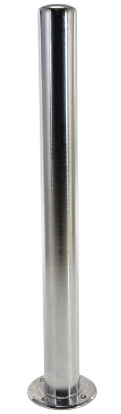 Steel Chrome Plated Safety Bollard 42-1/8 In. x 4 In.