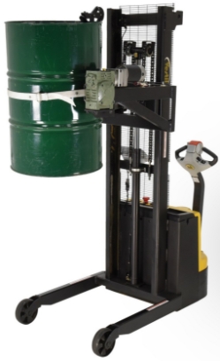 Steel DC Powered Drum Lifter/Rotator/Transporter with Scale 34-5/8 In. x 61-13/16 In. x 85-7/16 In. 550 Lb. Capacity