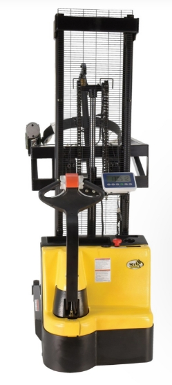 Steel DC Powered Drum Lifter/Rotator/Transporter with Scale 34-5/8 In. x 61-13/16 In. x 85-7/16 In. 550 Lb. Capacity