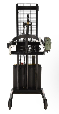 Steel DC Powered Drum Lifter/Rotator/Transporter with Scale 34-5/8 In. x 61-13/16 In. x 85-7/16 In. 550 Lb. Capacity