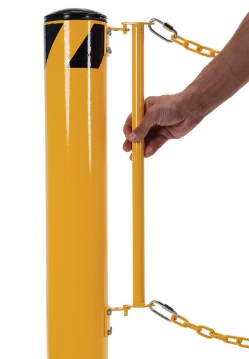 Steel Dock Chain Barrier Bollard 4.5 In. Diameter