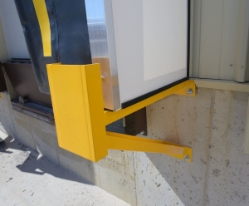 Steel Dock Shelter Guard Post 48 In. Length