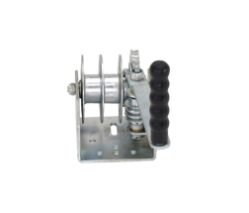 Steel Double Wall Mounted Hand Winch 1500 Lb. Capacity