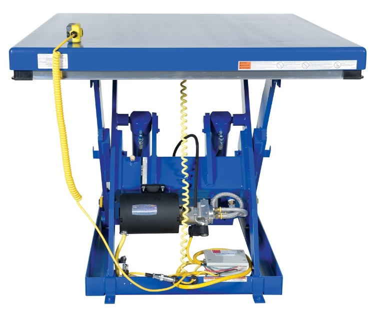 Steel Electric Hydraulic Lift Table 48 In. x 60 In. 4000 Lb. Capacity