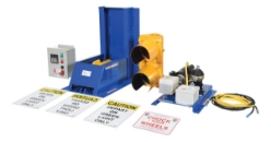 Steel Electric Hydraulic with Aluminum Light Package Trailer Lock System